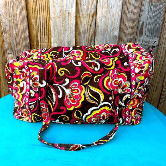 Vintage Vera Bradley Retired Puccini Large Weekender Duffle Bag - Picture 1 of 7